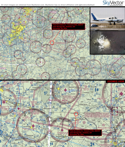 Fatal Accident (1) - Cessna 310D, N6979T, near Savage Rd., Peebles, OH, December 30, 2024