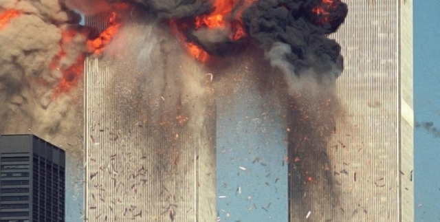 Fatal Terrorist Attack (92 onboard; 1600 on the ground/south WTC tower) - Boeing 767-223ER, N334AA, Flight 11, New York City's World Trade Center, North Tower, September 11, 2001
