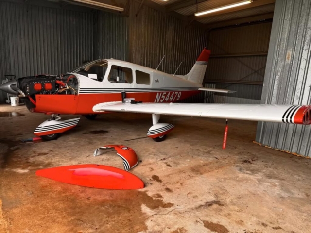 Non-fatal Accident (2) - Piper PA-28-140, N54479, Houston-Pearland Regional Airport, TX (KLVJ), March 6, 2025