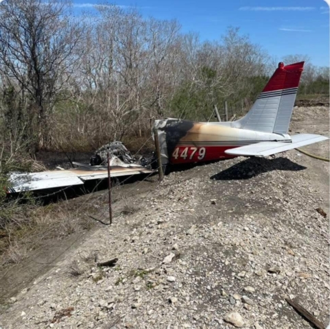 Non-fatal Accident (2) - Piper PA-28-140, N54479, Houston-Pearland Regional Airport, TX (KLVJ), March 6, 2025