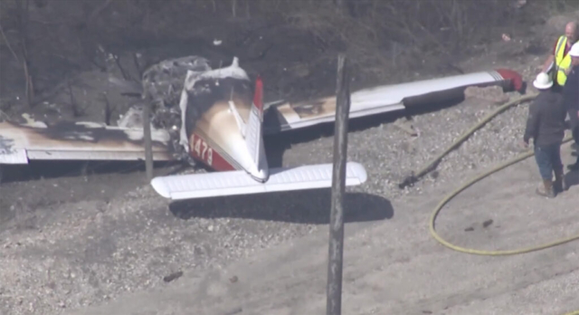 Non-fatal Accident (2) - Piper PA-28-140, N54479, Houston-Pearland Regional Airport, TX (KLVJ), March 6, 2025 - crash site