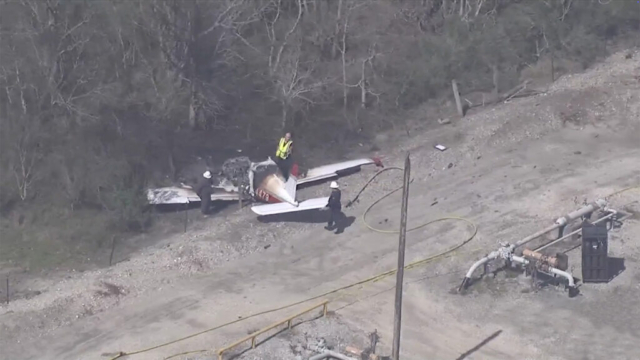 Non-fatal Accident (2) - Piper PA-28-140, N54479, Houston-Pearland Regional Airport, TX (KLVJ), March 6, 2025 - crash site