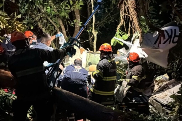 Fatal Accident (1/2) - Cessna 150J, PT-AKY, Awa Porangawa Dju, Peruíbe, SP, Brazil, March 9, 2025 - accident site