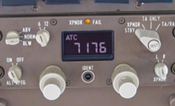 Squawk Code (Transponder Setting)