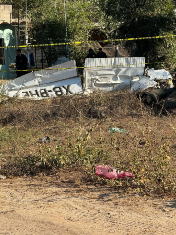 Fatal Accident (2) - Cessna 182L, XB-BHE, Valle de Banderas, Nayarit, Mexico, March 1, 2025 - crash site